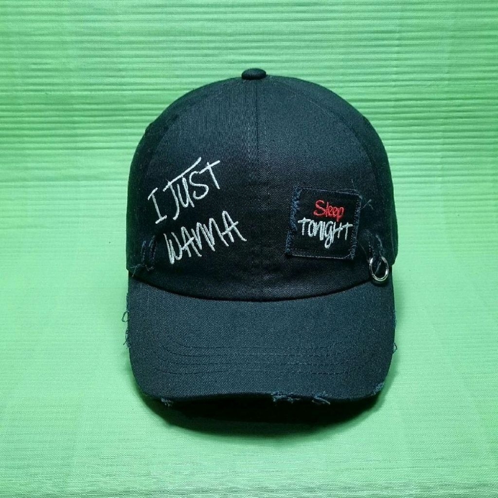 Jual topi korean style ripped casual | Shopee Indonesia