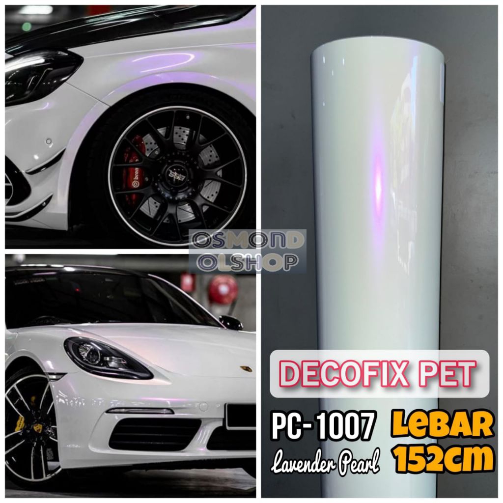 Jual Sticker Decofix Lembayung Mutiara PET PC-1007 Lavender Pearl Lebar ...