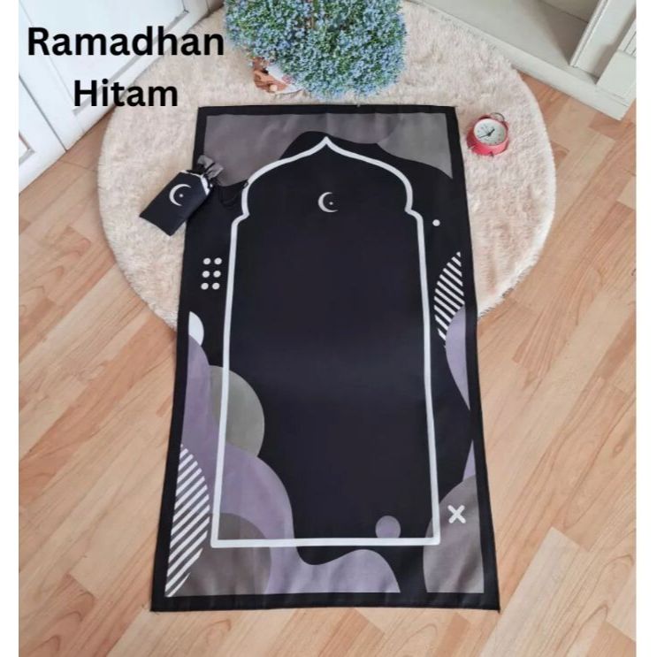 SAJADAH TRAVEL uk 102 x 60 cm SEJADAH TRAVELLING JUMBO PERLENGKAPAN SOLAT KEMASAN SAKU