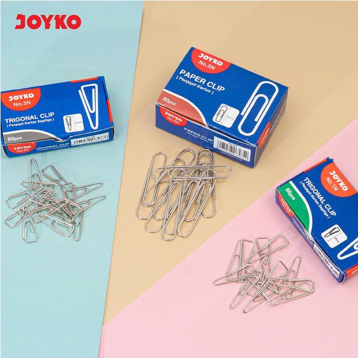 Jual Paper Clip / Klip Kertas Besar Jumbo JOYKO No 5 50mm | Shopee ...