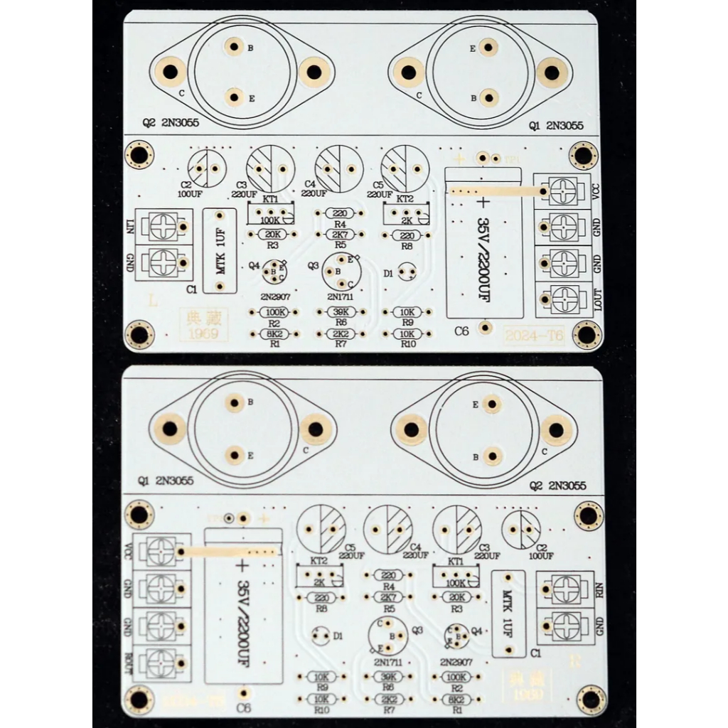Jual JLH 1969 class A amplifier PCB mirror L and R channel one set ...