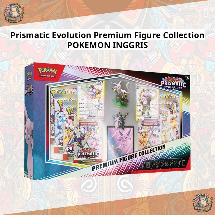Jual Sealed Prismatic Evolution Premium Figure Collection Pokemon TCG ...