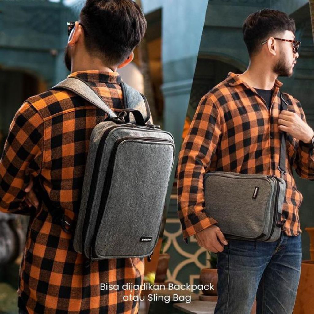 Jual TAS RANSEL 3 IN 1 FROSTON/TAS SELEMPANG MULTIFUNGSI/BACKPACK ...