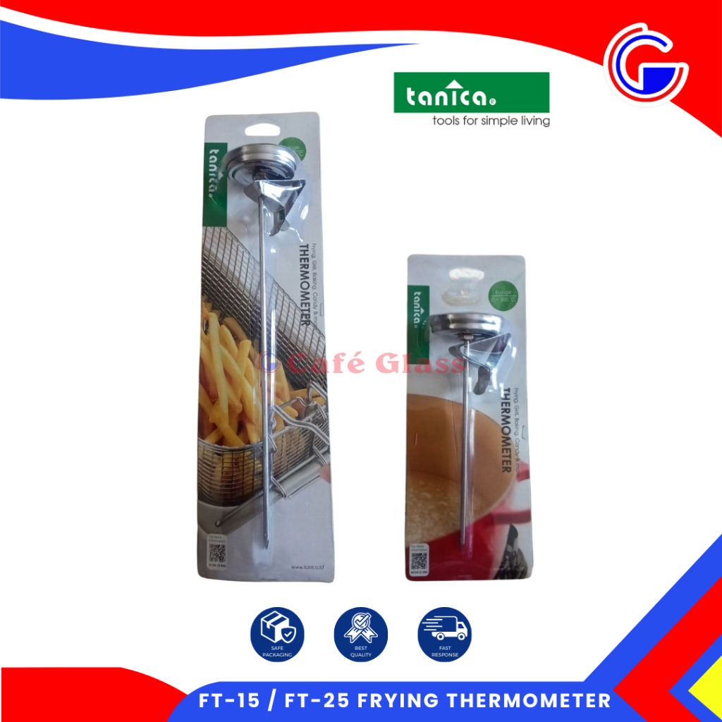 Tanica Ft-15 / Ft-25 Frying Thermometer - Termometer Minyak Goreng / Termometer Dapur Stainless