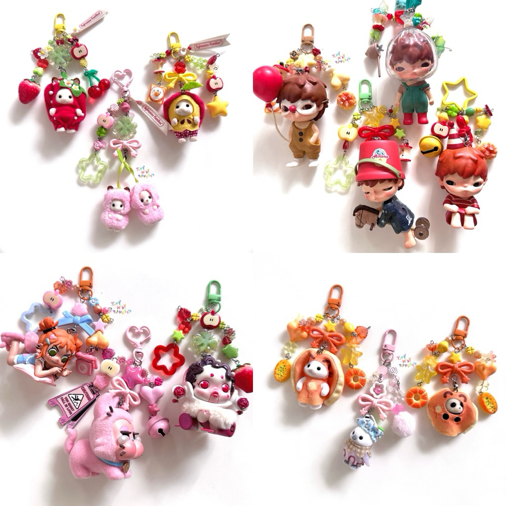 Jual october drop nijistudio beaded keychain | sonny angel popmart ...