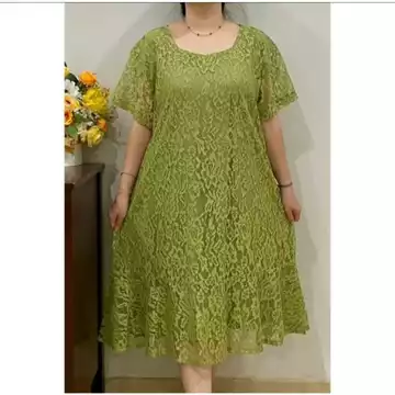 Dress Brukat Lace Kecil Jumbo Adem Ld 94 120 Cm