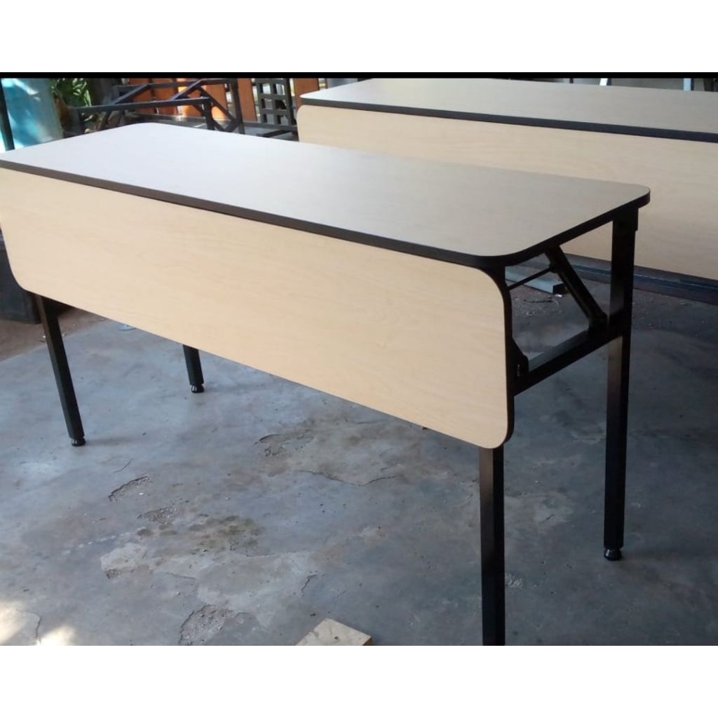 Jual Meja Kerja P150*L45*T75 model modesty panel tutupan bawah kuat dan ...