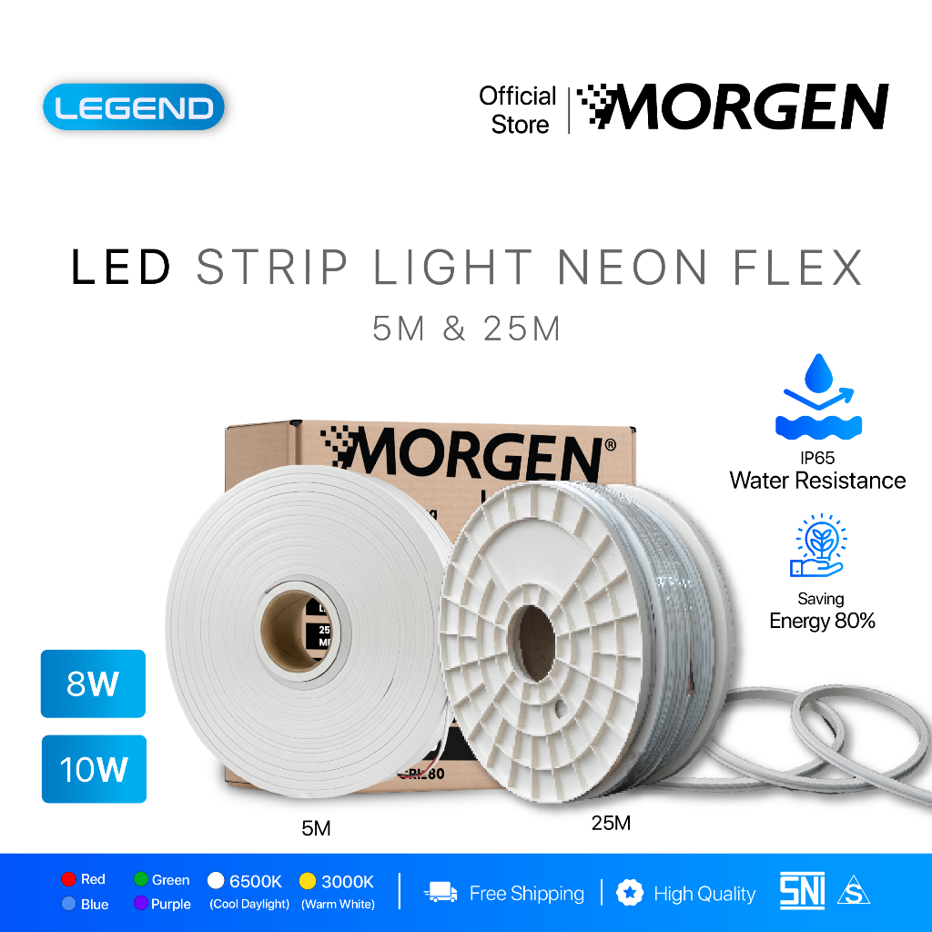 Jual Morgen LED Neon Flex Legend Series - Lampu Strip Neon LED Dekorasi ...