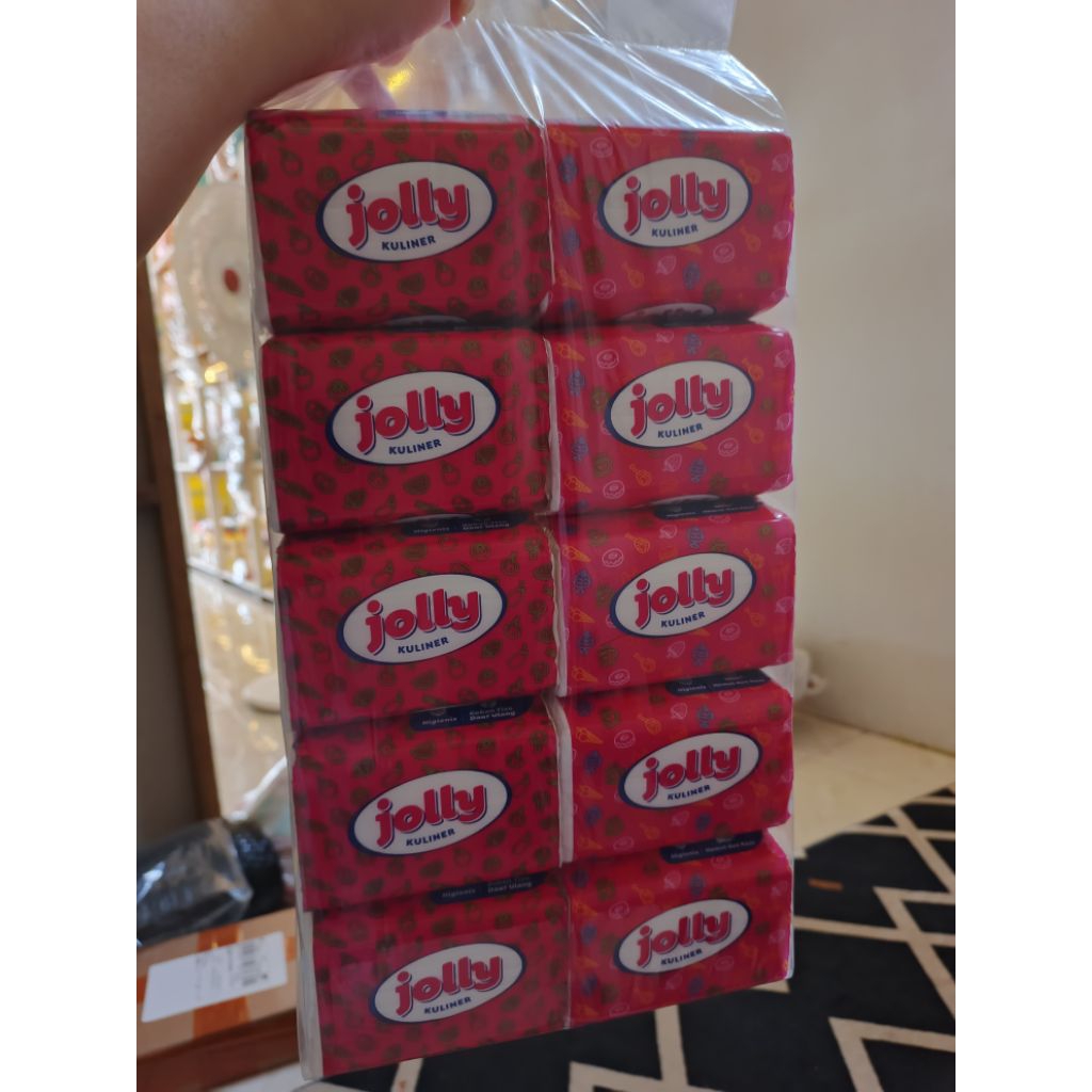Jual JOLLY TISSUE POP UP 200 SHEETS, (1 BUNDLE ISI 10 PACKS). LEBIH ...