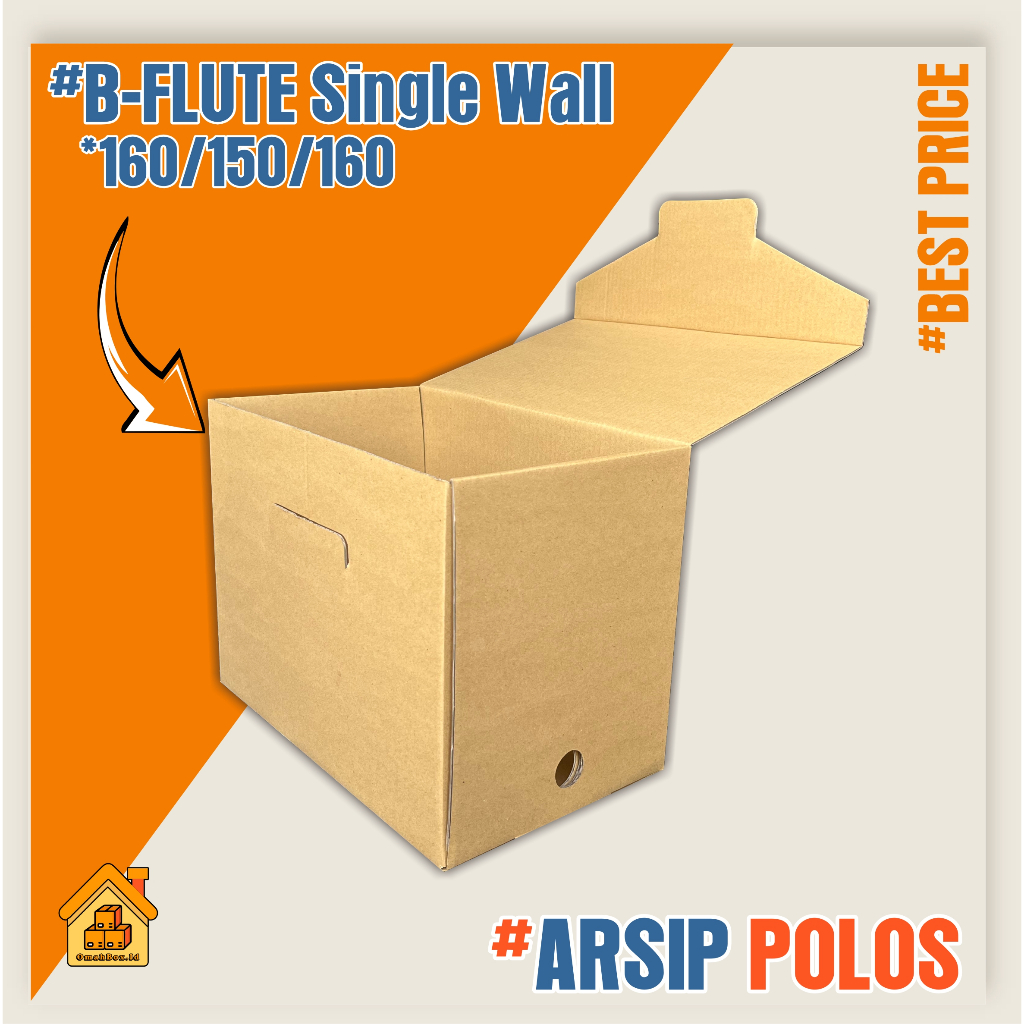 Jual Kardus box arsip/file 38x28x28 cm / box file / box dokument ...