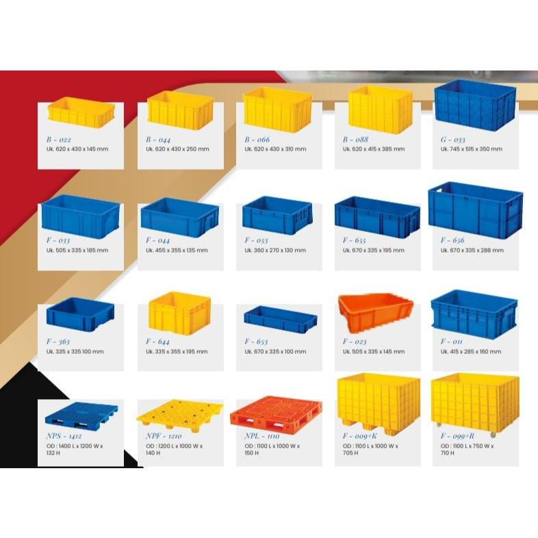 Jual Box industri Rabbit / Container / PolyBox / Plastic / Type G ...