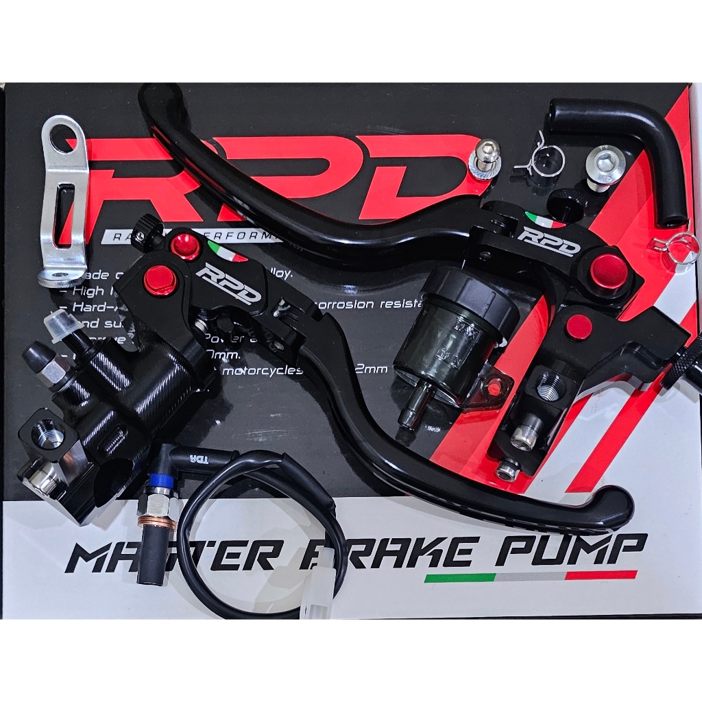 Jual MASTER REM RPD 100 RADIAL KANAN 17 MM & HANDLE KOPLING RPD KLX 150 ...