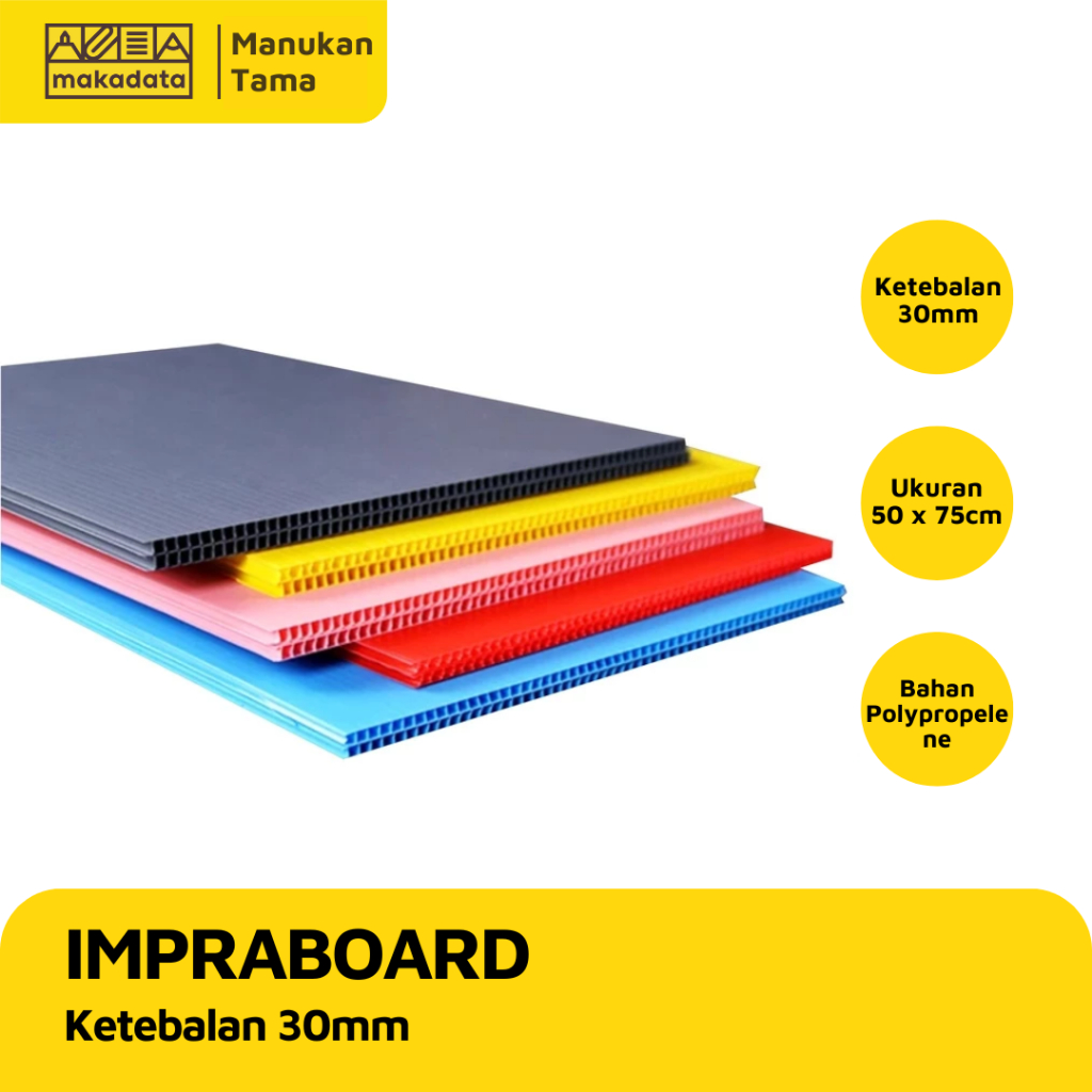 Jual IMPRABOARD / INFRABOARD 3MM UKURAN 50X75CM (1PCS) | Shopee Indonesia