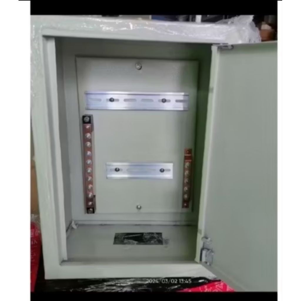 Jual box panel listrik indoor PD paketan 40x60x18 rel mcb + nol arde ...