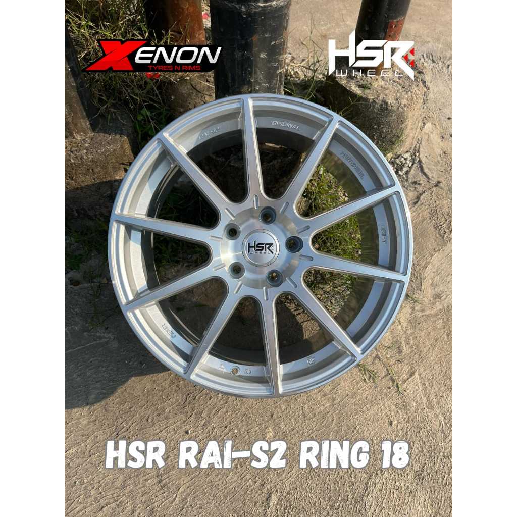 Jual Velg Mobil HSR RAI-S2 R18 H5X114,3 Untuk Innova Civic Accord Camry ...