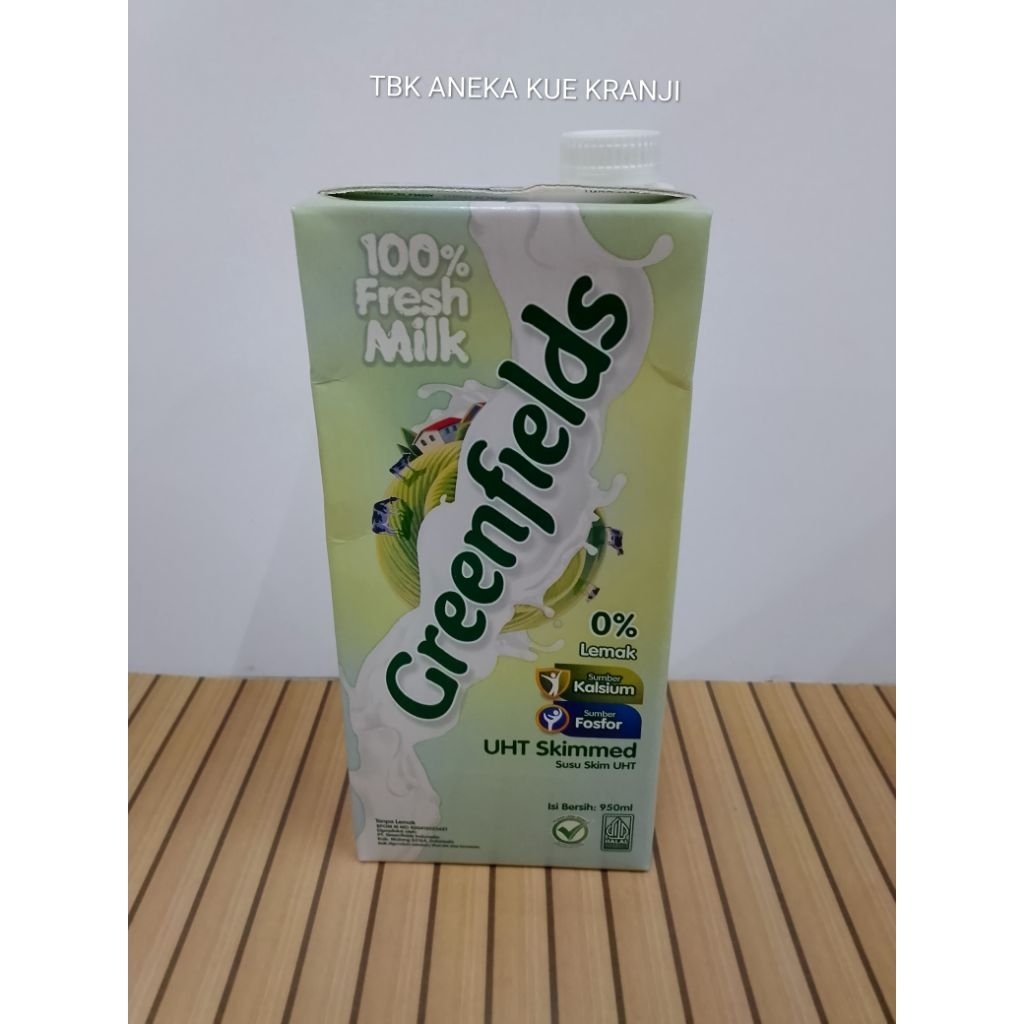 Jual SUSU UHT GREENFIELDS 1LITER / SUSU UHT SKIMMED GREENFIELDS / SUSU ...