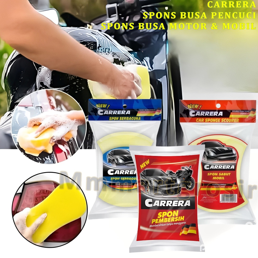 Jual Carrera Spons / Spons Pembersih Mobil & Motor / Spons Busa ...