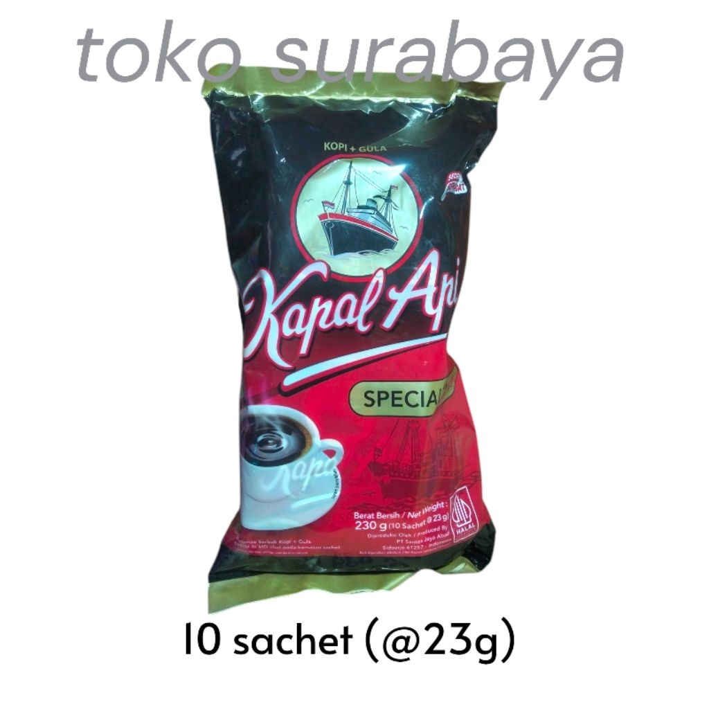 Jual kapal api special mix 10 sachet (@23g) | Shopee Indonesia