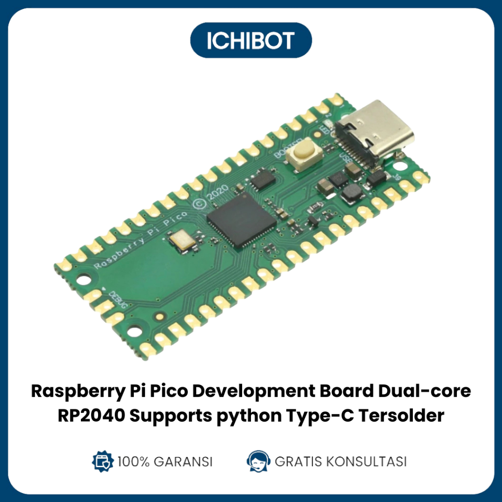 Jual Raspberry Pi Pico Development Board Dual-core RP2040 Supports ...