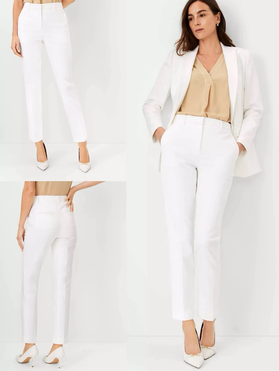 Celana Panjang Wanita AT High Rise Everyday Ankle Pant in Stretch Cotton - 2735