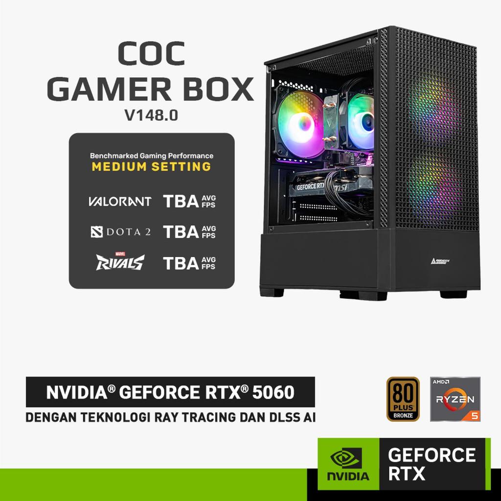 Jual COC GAMER BOX V148.0 - Paket PC Rakitan GeForce RTX 5060 | Shopee ...
