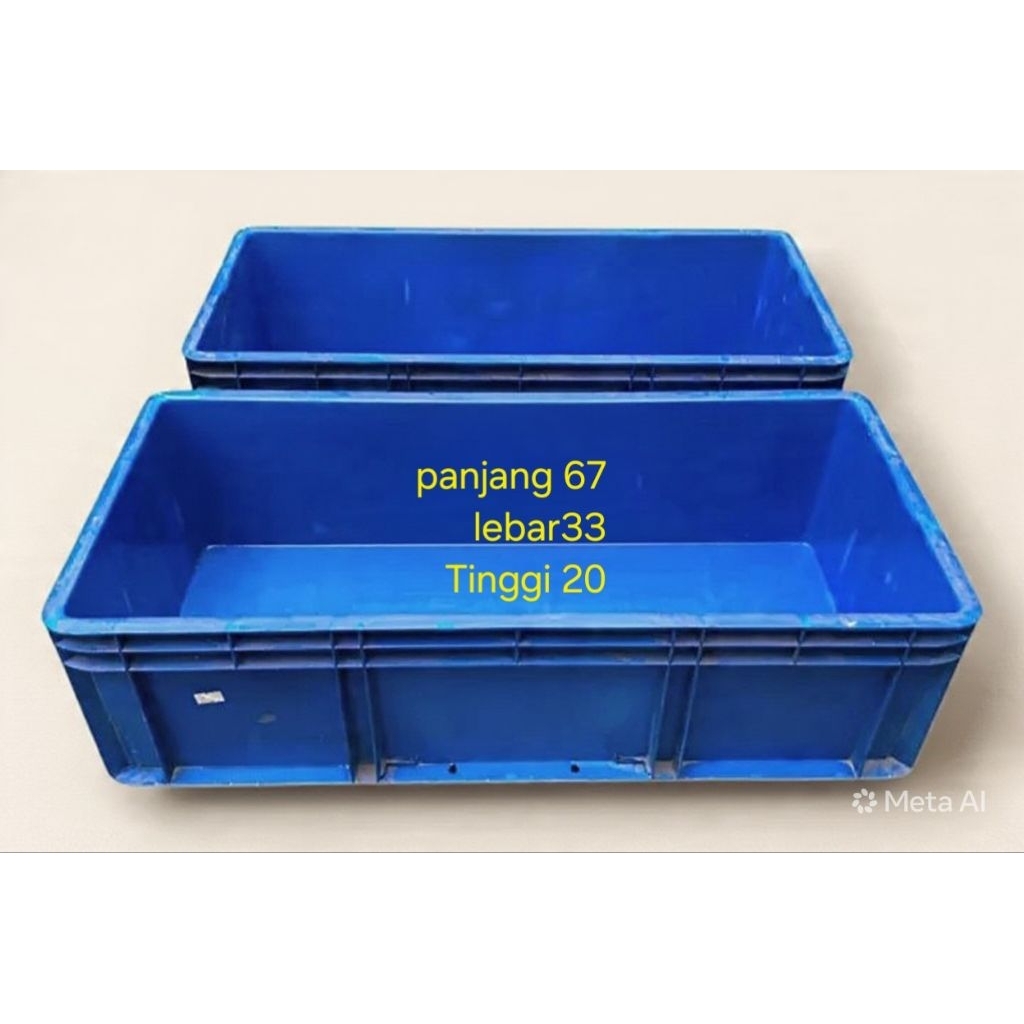 box konntainer industri no 6655bekas berkualitas rabbit 6655 ukuran P67L33T20WARNA RANDOM,bak , keranjang,filter box, box hidroponik food tray, box logistics