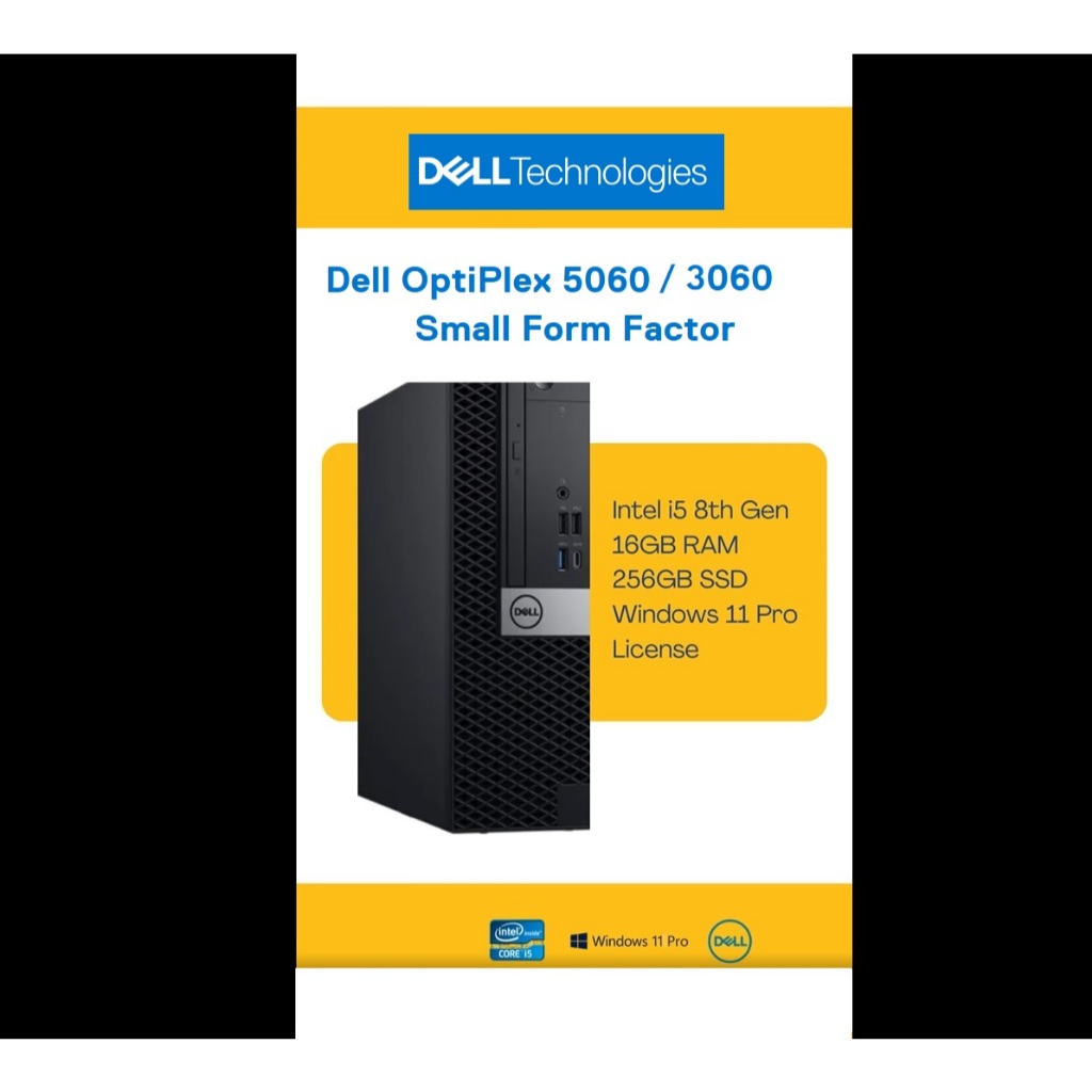 Mini PC Dell Optiplex 5060 7060 3060 SFF Core i7 8700 I5 8500 i3 8100 Ram 32GB SSD 512GB Win 11 Grade A+