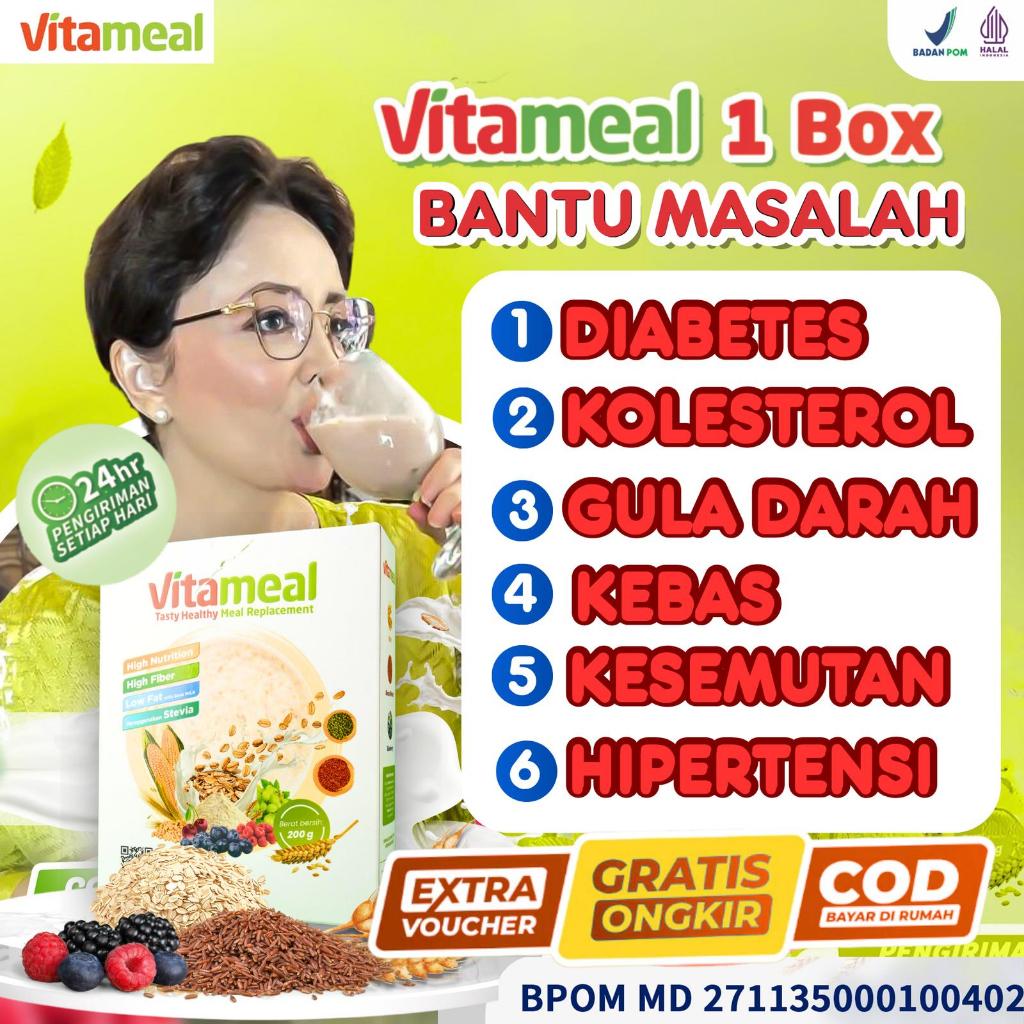 VITAMILK VITAMEAL UNTUK DIABETES Sereal Multigrain Membantu Turunkan Gula Darah Diabetes Kolesterol
