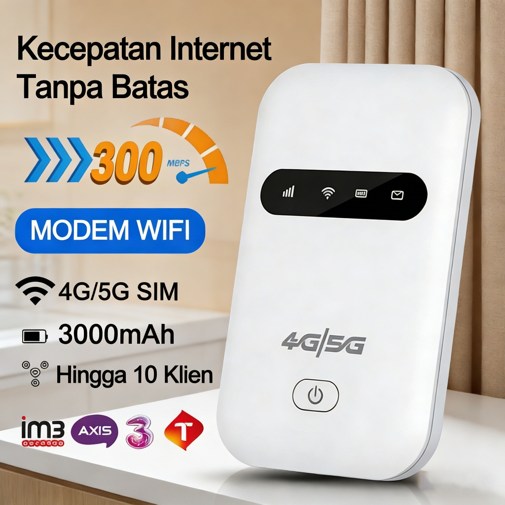 WiFi Portable 4g all operator 3000mah Modem Mifi Wifi Unlock All Operator 300Mbps