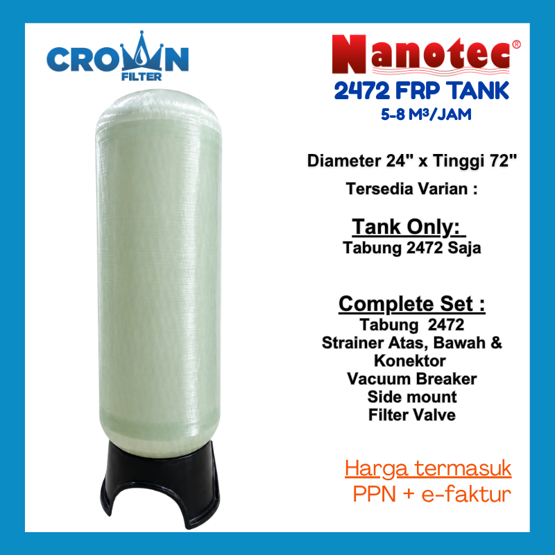 Jual Tabung FRP 2472 Untuk Filter Air Industri /Tabung Filter Air FRP ...