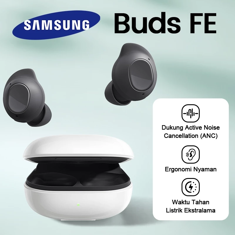 [COD] Stok Siap Super Clone 1 : 1 Galaxy Buds FE- Teknologi ANC Unggul, Garansi Resmi 1 Tahun di Shopee - foto 1