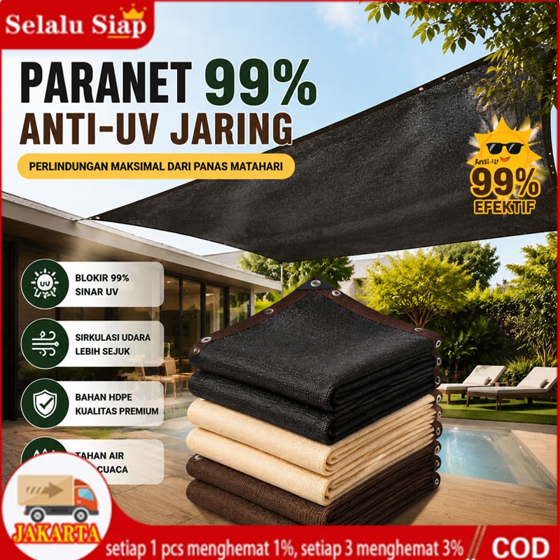 Paranet 99% Anti-UV Jaring/Jaring Paranet/ Paranet Shading Net /Garden Sunshade Net /Jaring Rumah Kaca Jaring Tabir