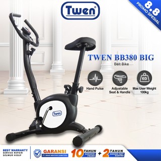 TWEN Sepeda Statis BB379 Big BB380 Big Exercise Bike Excercise Bike Belt Bike Sepeda Fitness Alat Fitness