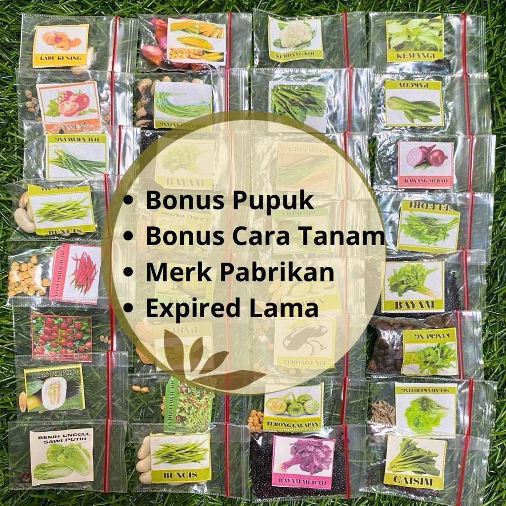 Benih Bibit Seribuan Benih Sayuran Serba Seribuan