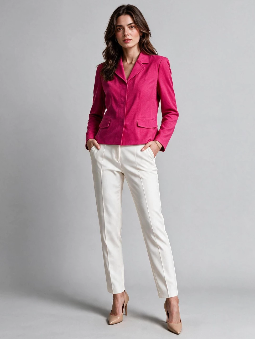 Blazer Wanita Kantoran LCB 3-Buttons Blazer - 2879