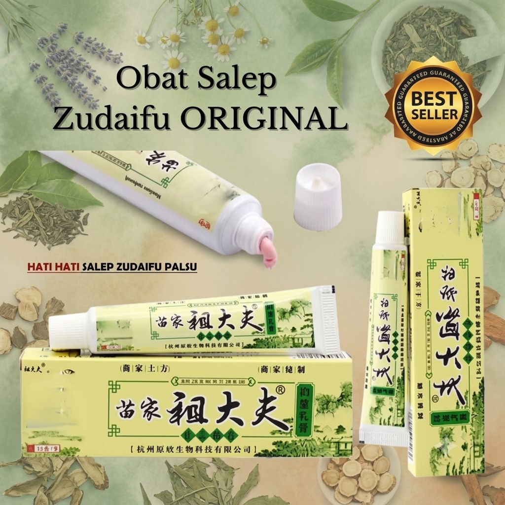 Jual [ORIGINAL] Salep Zudaifu Herbal Cina / Obat Gatal Kulit Eksim ...