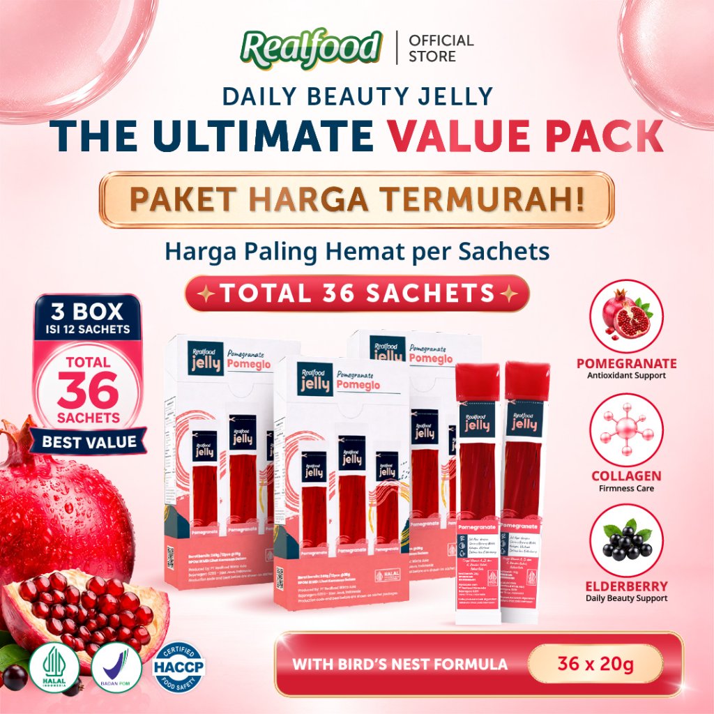 Realfood Jelly 36 Sct Sarang Burung Walet