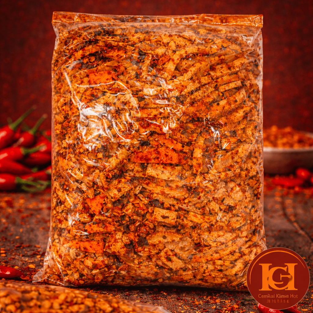 BASRENG DAUN JERUK 1KG / Basreng pedas daun jeruk isi 1kg