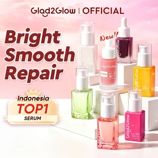 Glad2Glow Serum Series-Peeling| Exfoliating | Mencerahkan Wajah | Retinol |Niacinamide| Dark Spot | Acne | Jerawat Glowing Brightening Glow G2G