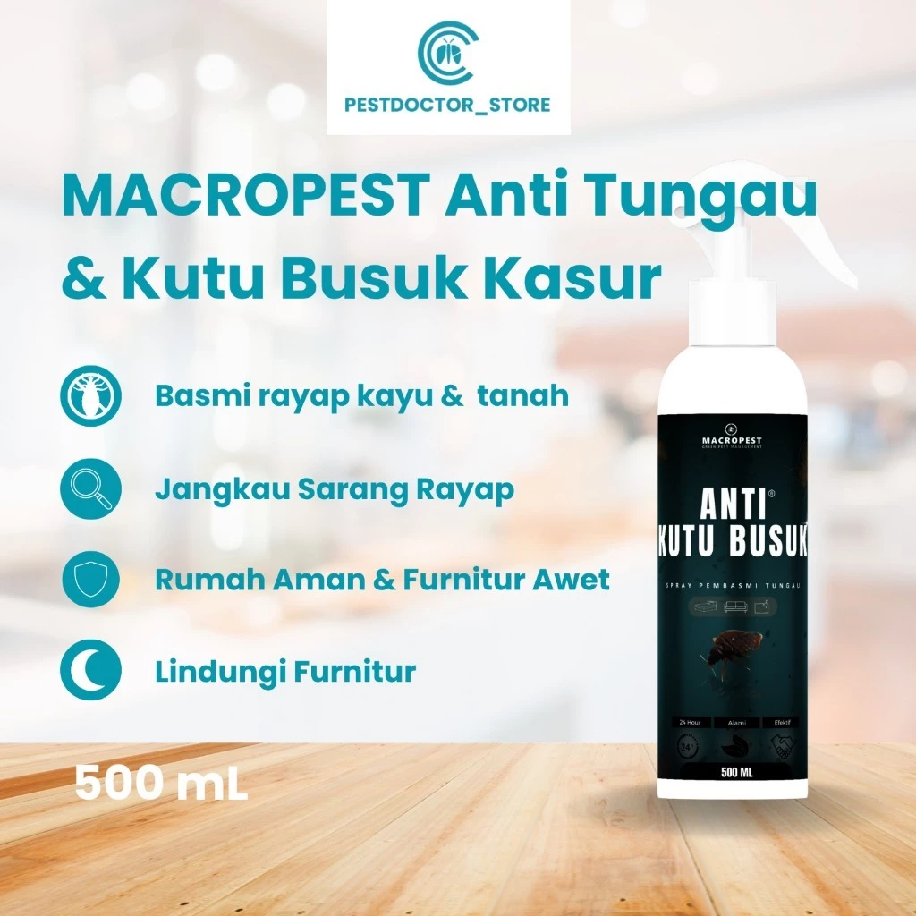 Macropest Spray Anti Tungau & Kutu Busuk Kasur 500ml - Cairan Anti Tumila