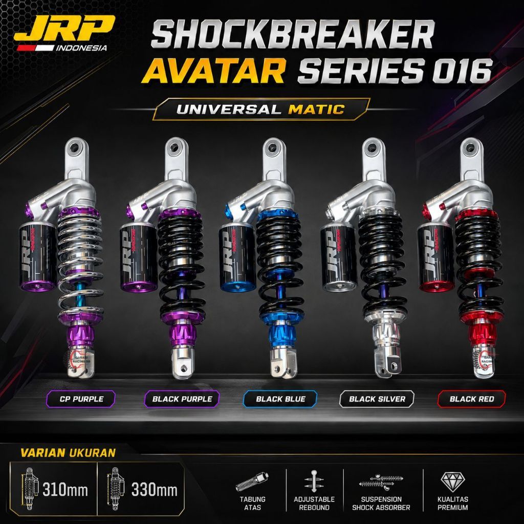 Jual Shock Shockbreaker JRP Avatar Series 016 Universal Matic Suspensi ...