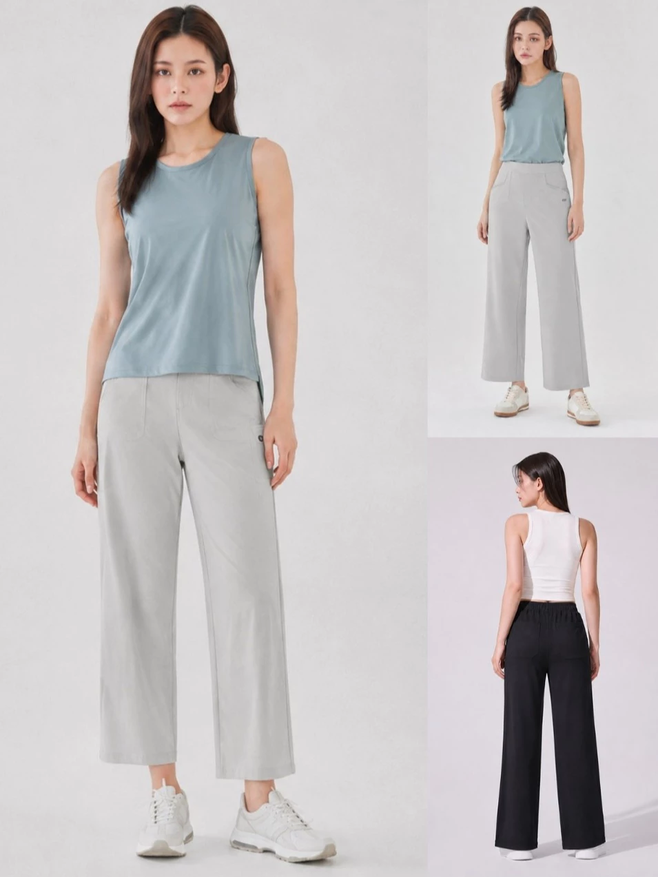 Celana Casual Wanita STL Straight Easy Pull-On Pants - 3279