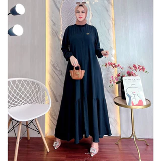 Gamis Cubit Rampel Crinkle Airflow Premium