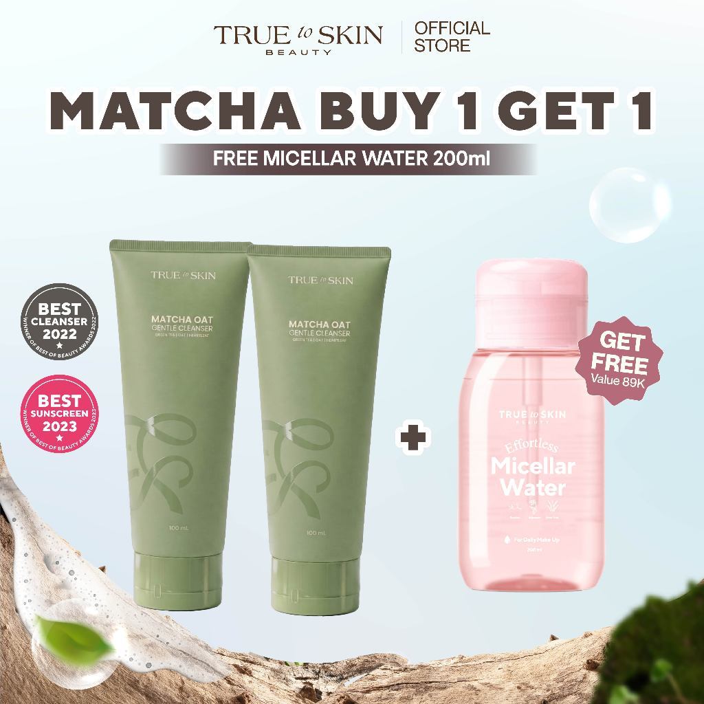 [BUY 1 GET1] True to Skin - Matcha Oat Gentle Cleanser