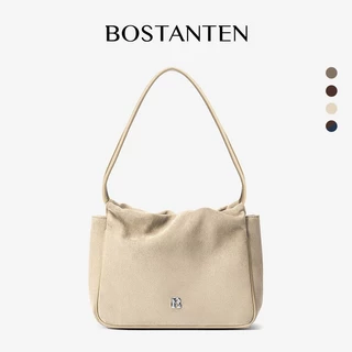 [Cloudy Bag] BOSTANTEN Tas Suede  Tas Handbag Wanita Lembut Model Awan Kapasitas Besar Tas Tote Bahu Wanita Gaya Korea OOTD Harian