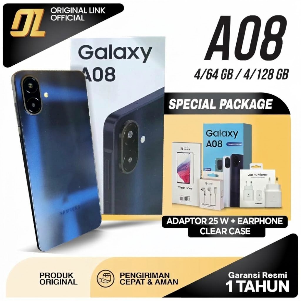Jual Samsung Galaxy A08 4GB/64GB 4GB/128GB Smartphone Android Original ...