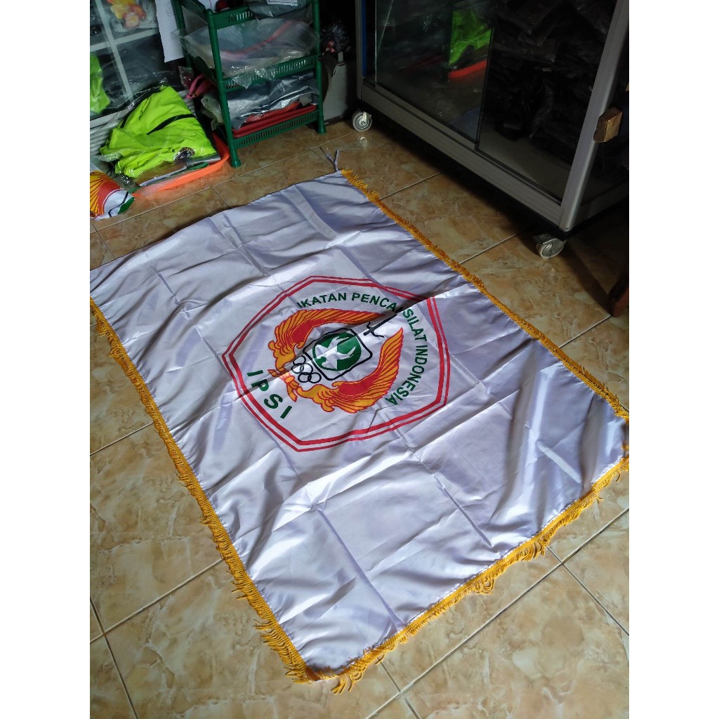 Jual Bendera IPSI Putih Rumbai Bendera Ikatan Pencak Silat Indonesia ...