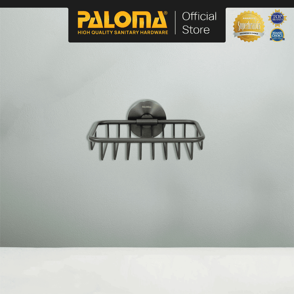 Jual PALOMA BAP 2122GM Rak Tempat Sabun Batang Holder Soap Rack Kamar ...