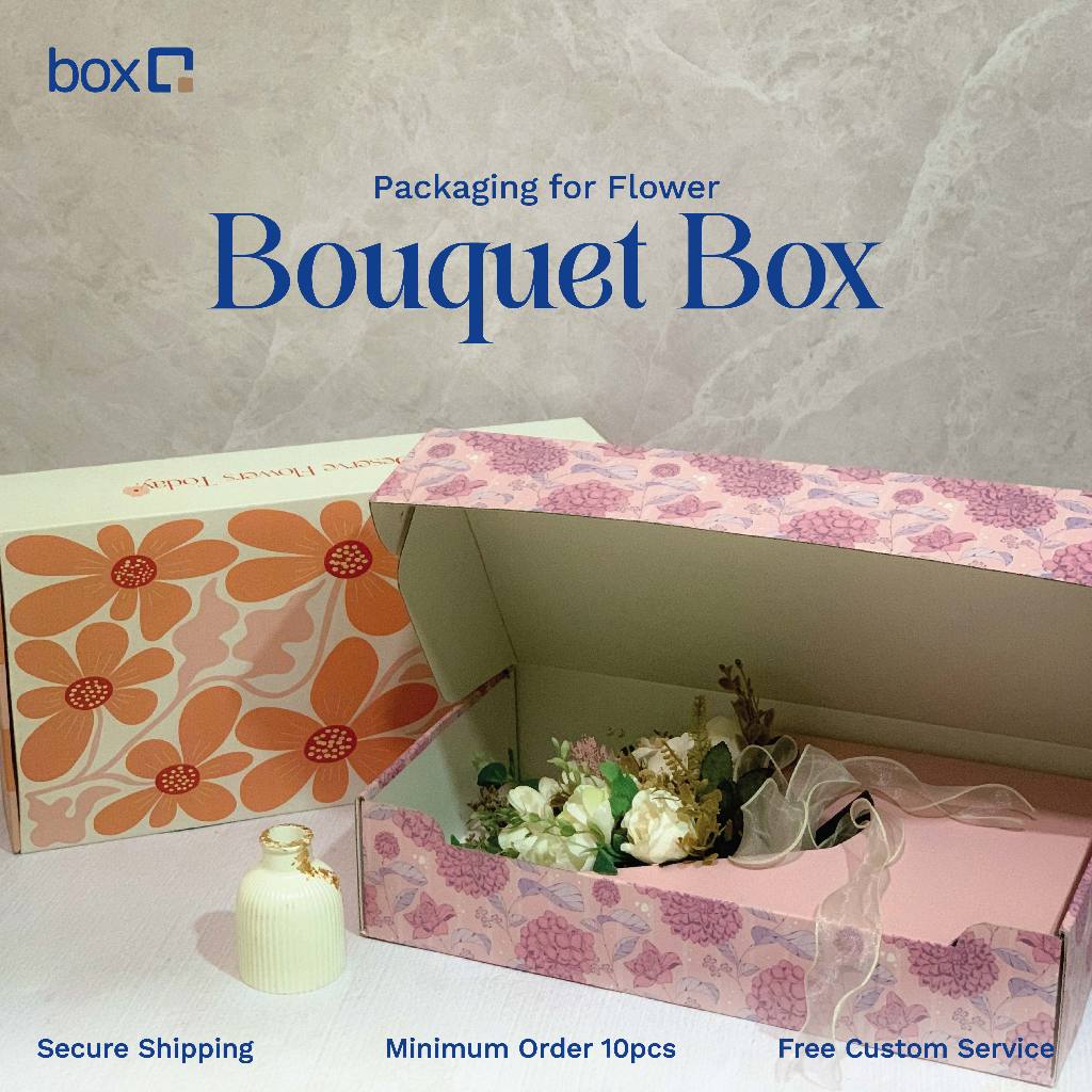 Jual Box Bouquet Bunga / Flower Box 45×25×10 cm – Custom & Ready Stock ...