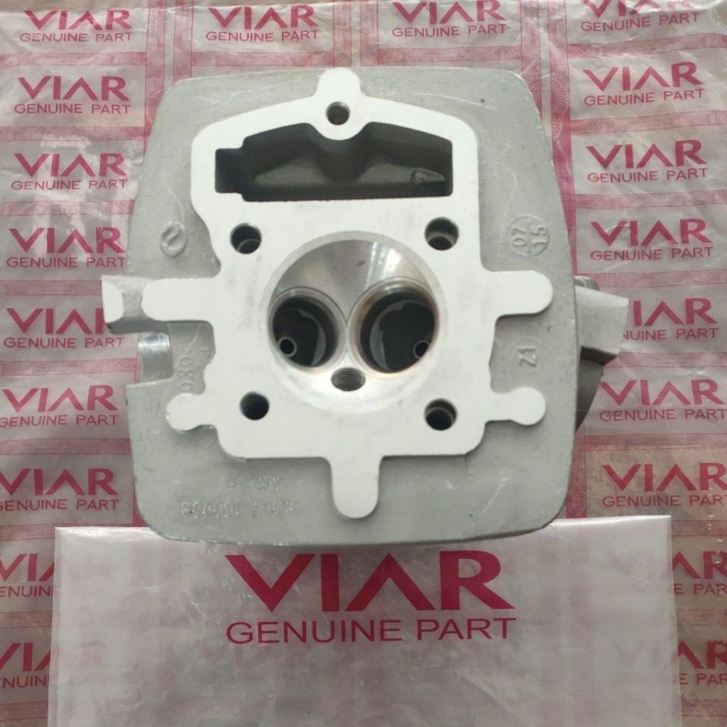 Jual Cylinder Head Assy Viar Karya Roda3 Non Radiator Cross X 150 Vix R ...